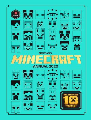 Book cover for Minecraft Annual 2020