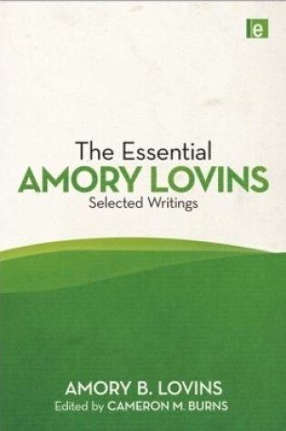 Cover of The Essential Amory Lovins