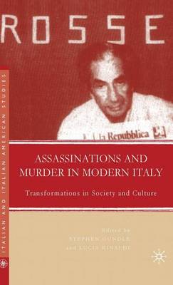 Cover of Assassinations and Murder in Modern Italy: Transformations in Society and Culture