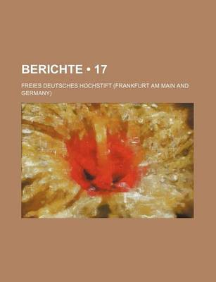 Book cover for Berichte (17)