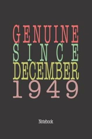 Cover of Genuine Since December 1949