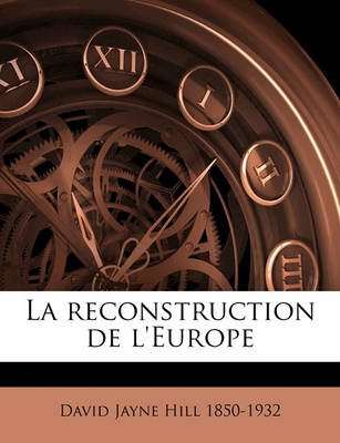 Book cover for La Reconstruction de l'Europe