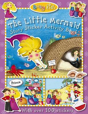 Book cover for Busy Kids Sticker Storybook Little Mermaid