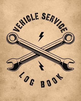 Book cover for Vehicle Service Log Book