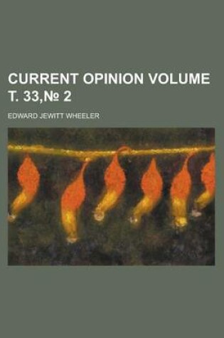 Cover of Current Opinion Volume . 33, 2