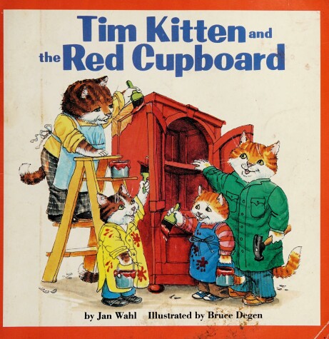 Book cover for Tim Kitten and Red Cupboard