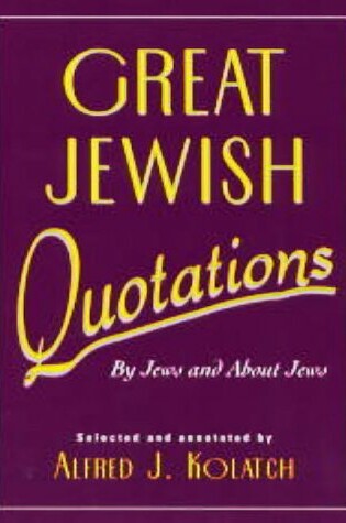 Cover of Great Jewish Quotations