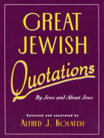 Book cover for Great Jewish Quotations