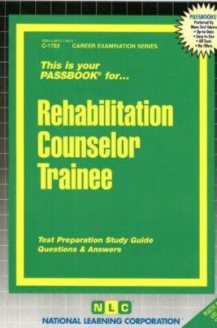 Cover of Rehabilitation Counselor Trainee