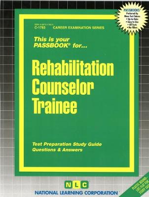 Book cover for Rehabilitation Counselor Trainee