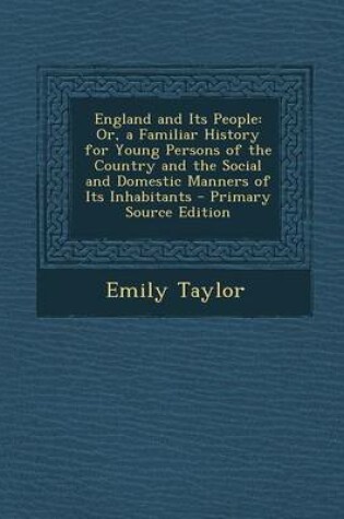 Cover of England and Its People