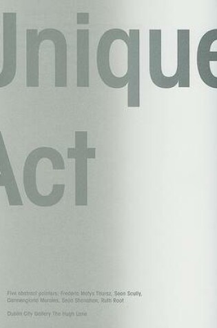 Cover of Unique Act