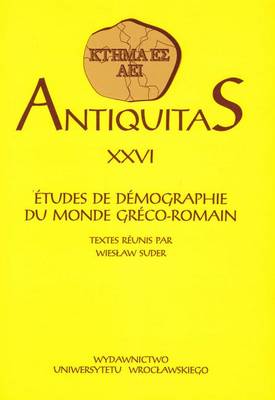 Book cover for Etudes de Demographie Du Monde Greco-Romain