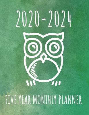 Book cover for Big Eyes Owl 2020-2024 Five Year Monthly Planner