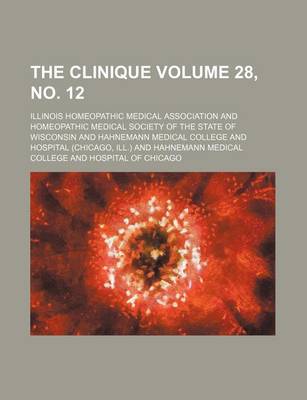 Book cover for The Clinique Volume 28, No. 12