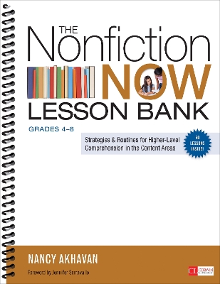 Book cover for The Nonfiction Now Lesson Bank, Grades 4-8