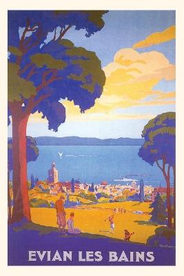 Cover of Vintage Journal Evian les Bains Travel Poster
