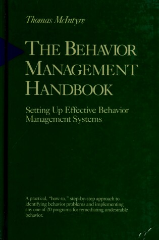 Cover of Behaviour Management Handbook