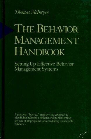 Book cover for Behaviour Management Handbook