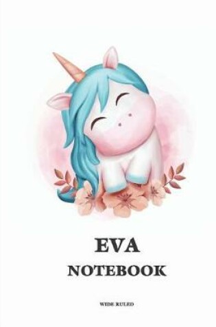 Cover of Eva Wide Ruled Notebook
