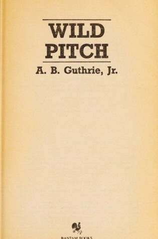 Cover of Wild Pitch