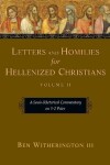 Book cover for Letters and Homilies for Hellenized Christians