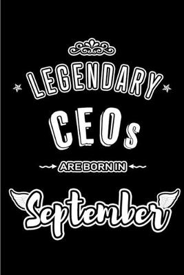 Book cover for Legendary CEOs are born in September