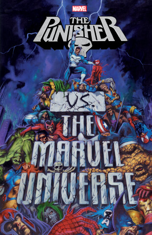 Book cover for PUNISHER VS. THE MARVEL UNIVERSE