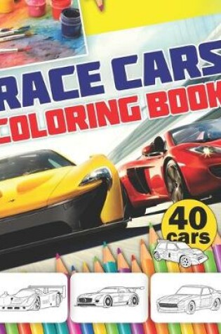 Cover of Race Cars Coloring Book