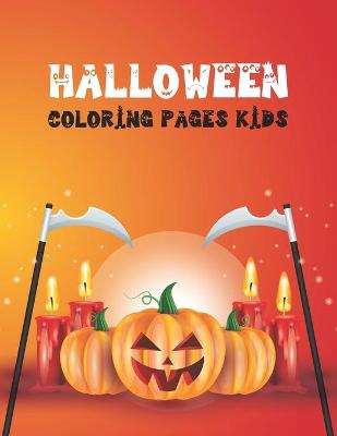 Book cover for Halloween Coloring Pages Kids