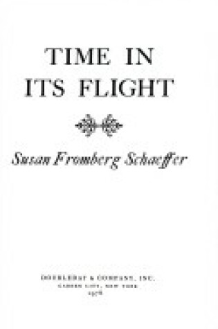 Cover of Time in Its Flight