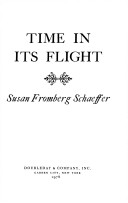 Book cover for Time in Its Flight