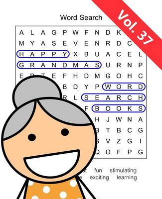 Book cover for Happy Grandma's Word Search Books