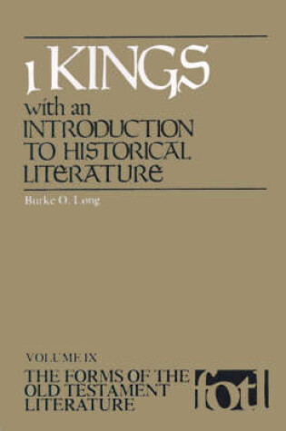Cover of I Kings with an Introduction to Historical Literature