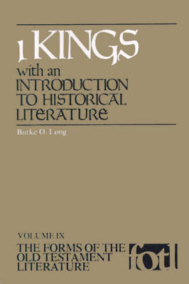 Book cover for I Kings with an Introduction to Historical Literature