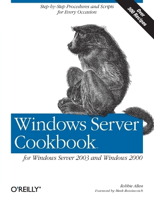 Book cover for Windows Server Cookbook