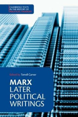 Cover of Marx: Later Political Writings