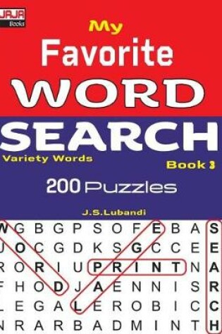 Cover of My Favorite WORD SEARCH Book 3