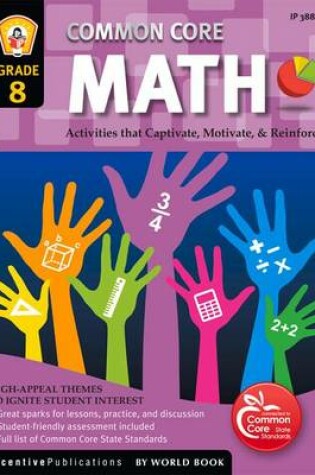 Cover of Common Core Math Grade 8