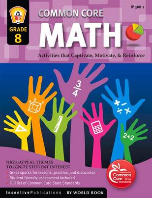 Cover of Common Core Math Grade 8