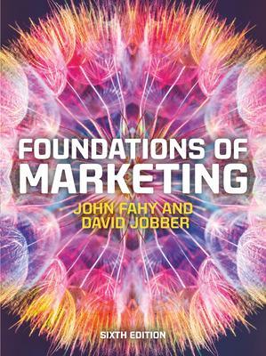 Book cover for Foundations of Marketing, 6e
