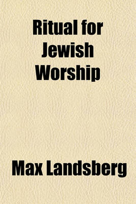 Book cover for Ritual for Jewish Worship