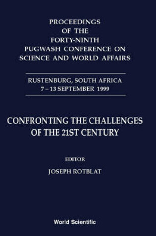 Cover of Proceedings of the Forty-Ninth Pugwash Conference on Science and World Affairs, Rustenburg, South Africa, 7-13 September 1999