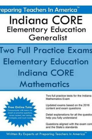 Cover of Indiana CORE Elementary Education Generalist