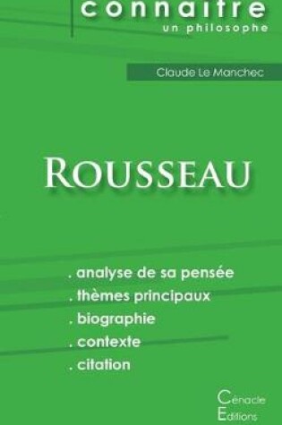 Cover of Comprendre Rousseau (analyse complete de sa pensee)