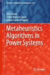 Book cover for Metaheuristics Algorithms in Power Systems