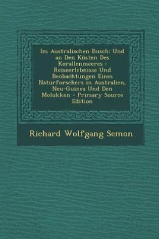 Cover of Im Australischen Busch