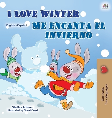 Book cover for I Love Winter (English Spanish Bilingual Book for Kids) - English Span