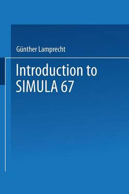 Book cover for Introduction to SIMULA 67