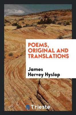 Book cover for Poems, Original and Translations